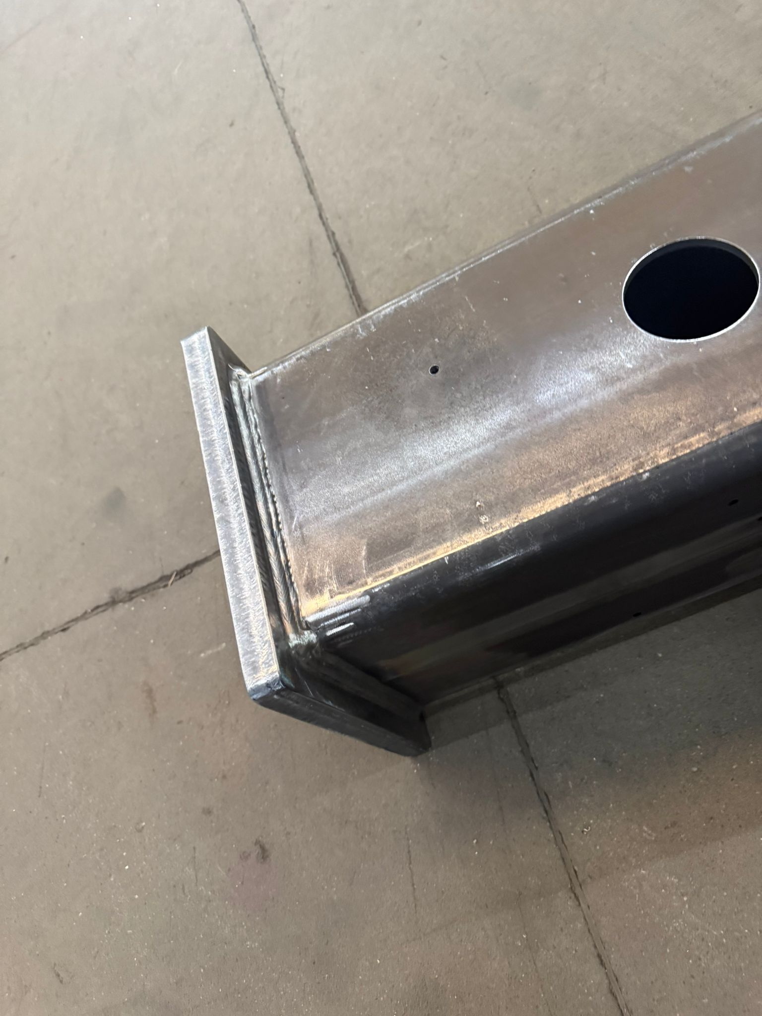 Schweißverbindung Flansch und Rohr